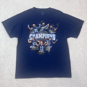 2015 NEW ENGLAND PATRIOTS‎ AFC CHAMPIONS XL Shirt BRADY GRONKOWSKI EDELMAN REVIS